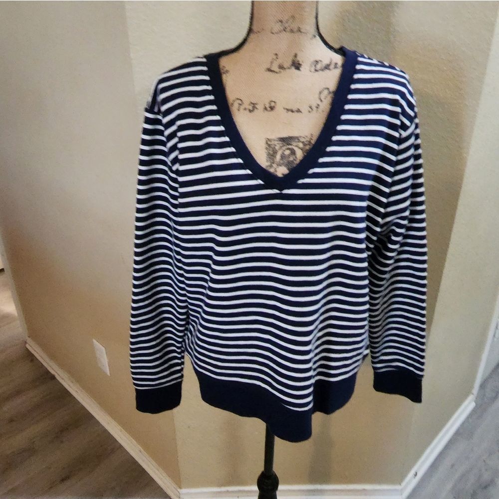A new‎ day striped heavy weight sweatshirt plus size Xxl